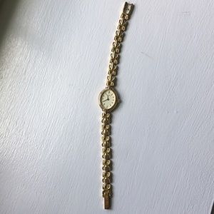 Bulova Quartz A3 gold watch